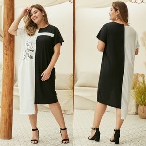 Plus size t-shirt dress